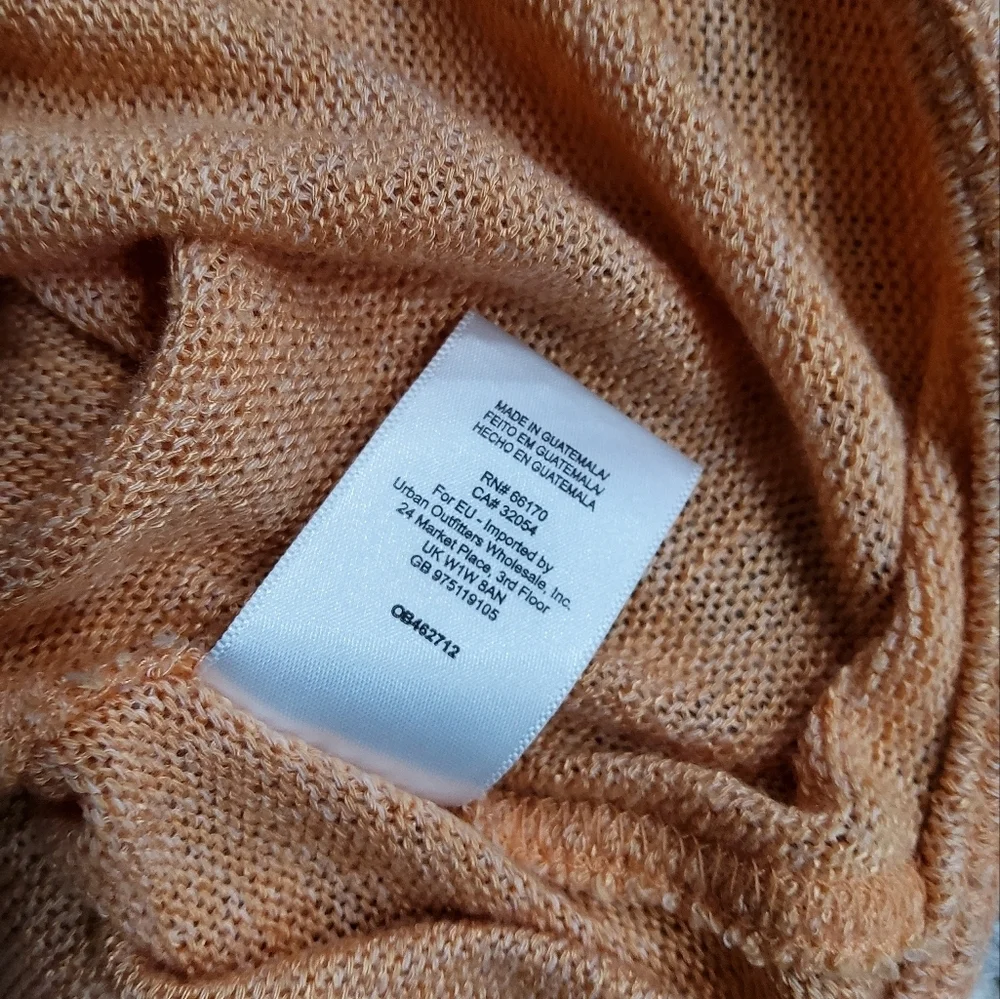 Free People Sheila Hacci Draped Faux Wrap Pullover Size S